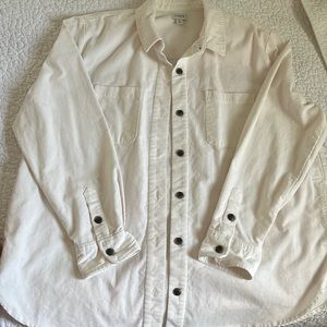 J. Crew off-white, women’s corduroy jacket for any time during the year!!